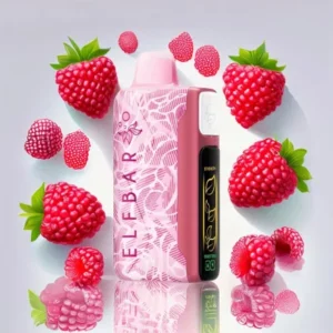 ELF BAR NICOTINE KING 40000 - RED RASPBERRY STRAWBERRY - RECHARGEABLE